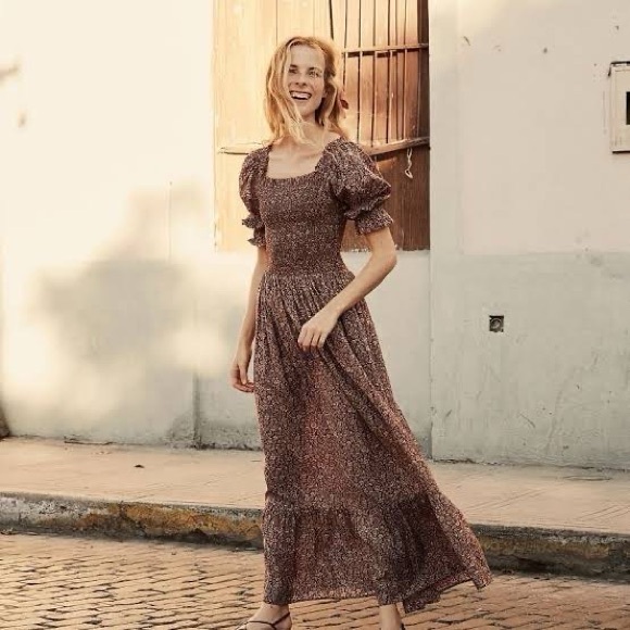 Doen Colette Dress in Terra Garden Bloom - Picture 2 of 5